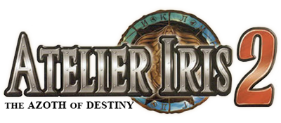 Atelier Iris 2 the Azoth of Destiny logo for Playstation 2